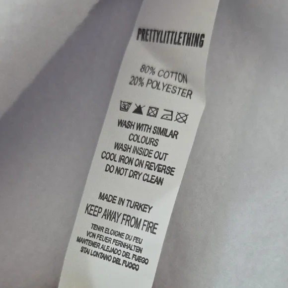 PRETTYLITTLETHING Classic/Basic White Sweater Cut-Top🧿 - Picture 10 of 11